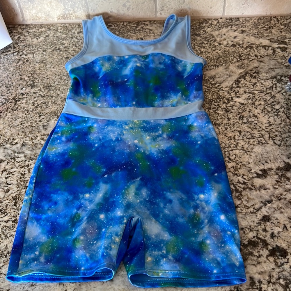 More than Magic Blue Leotard. Size 7/8